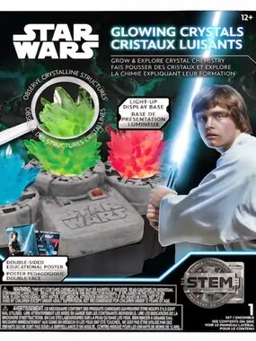 Star Wars Glowing Crystals STEM Kit. New. Science Ages 12 +